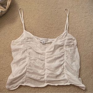 Topshop white tank